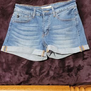 KanCan Cuffed Jean Shorts